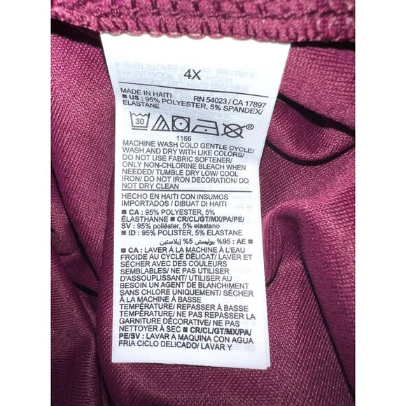 Old Navy Active Womens Go-Dry Breathe On Top 4X Purple Polyester Spandex - Picture 4 of 4